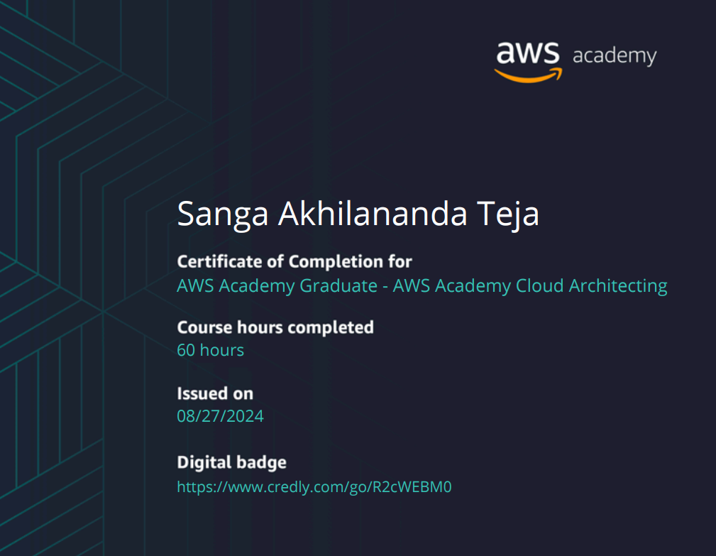 AWS Academy Cloud Architecting